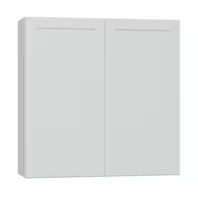 Diamond NOW Arcadia 36-in W x 36-in H x 12-in D White Door Wall Fully Assembled Stock Cabinet (Sh... | Lowe's