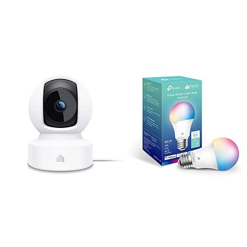 Kasa Smart Action Bundle: Camera (EC70) trigger Light (KL125) when motion detected | Amazon (US)