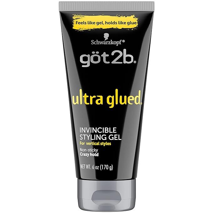 Got2b Ultra Glued Invincible Styling Hair Gel, 6 Ounce | Amazon (US)
