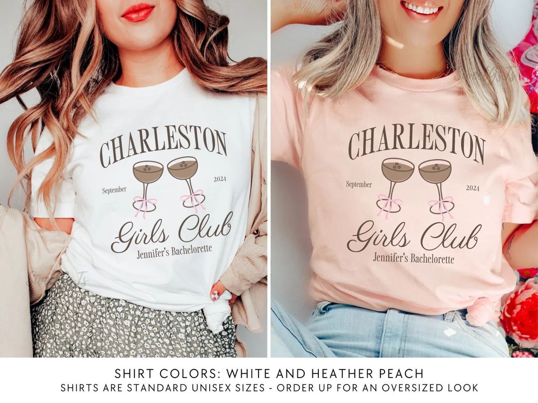 Custom Coquette Bachelorette Shirt, Espresso Martini Bachelorette Tshirts, Babes and Bows Bach Pa... | Etsy (US)