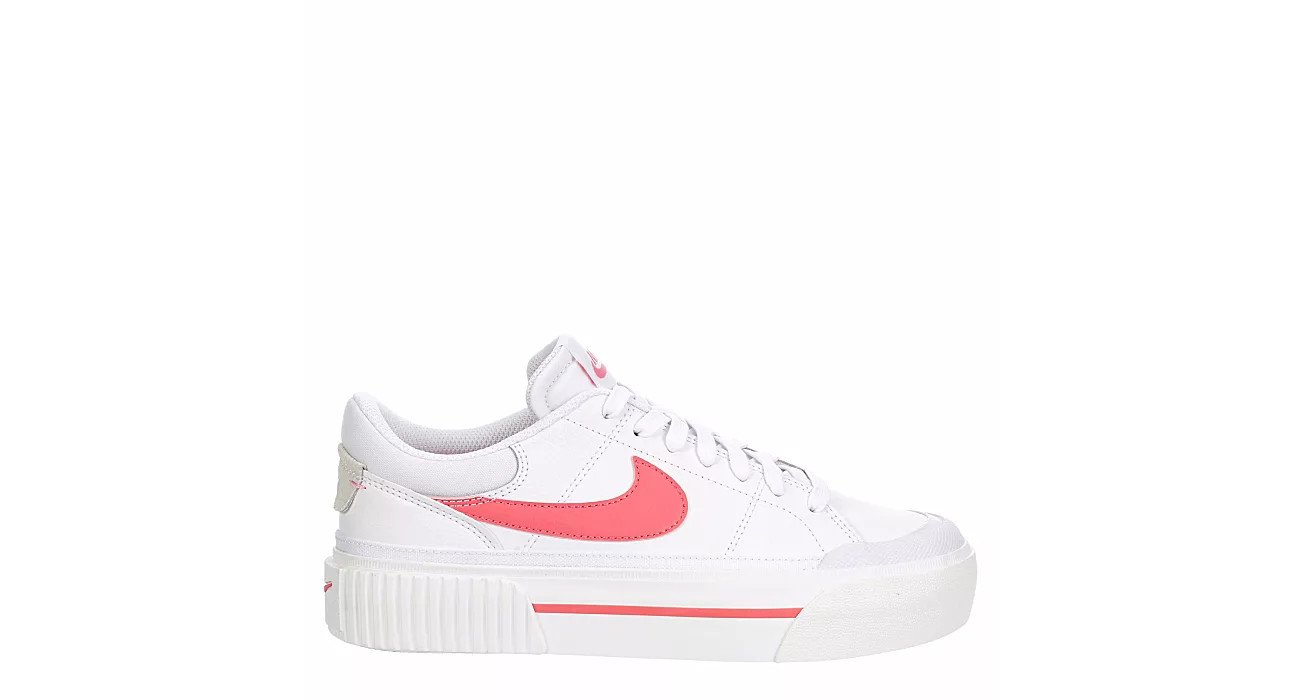 Nike Womens Court Legacy Lift Sneaker - White | Rack Room Shoes