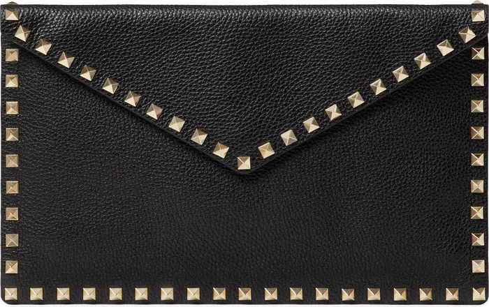 Large Rockstud Leather Envelope Pouch | Nordstrom