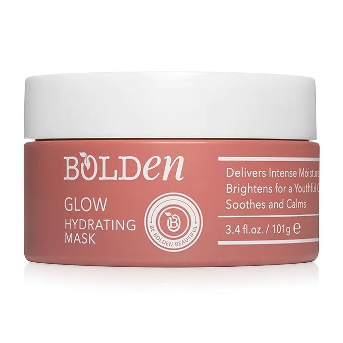 BOLDEN GLOW Hydrating Mask | Deep Moisturizing Facial Mask for Dry Skin | Gently Hydrating Hyalur... | Amazon (US)