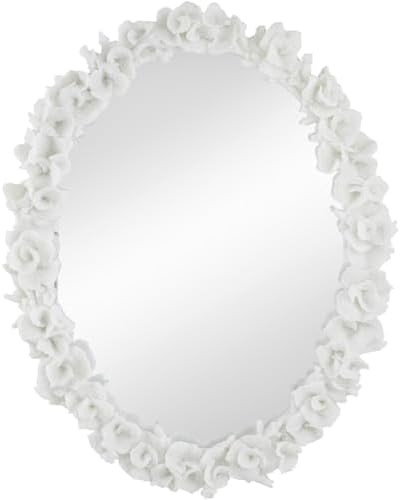 Amazon.com: A&B Home Coral Mirror - 27.5" W x 3" L x 35.5" H - White : Home & Kitchen | Amazon (US)