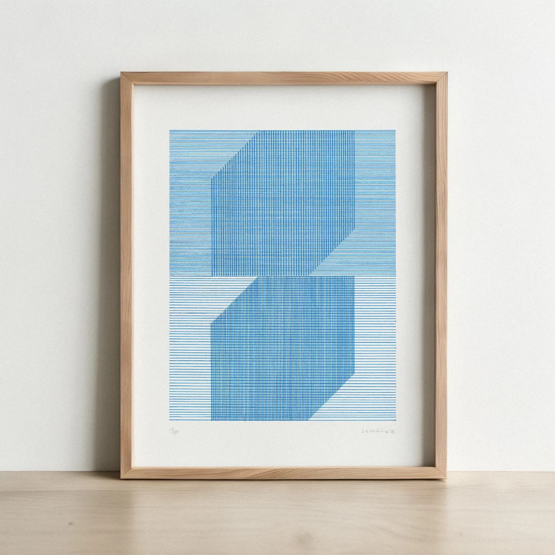 Kontrast — Limited Edition Giclée Art Print, 24 X 30 Cm - Etsy | Etsy (US)