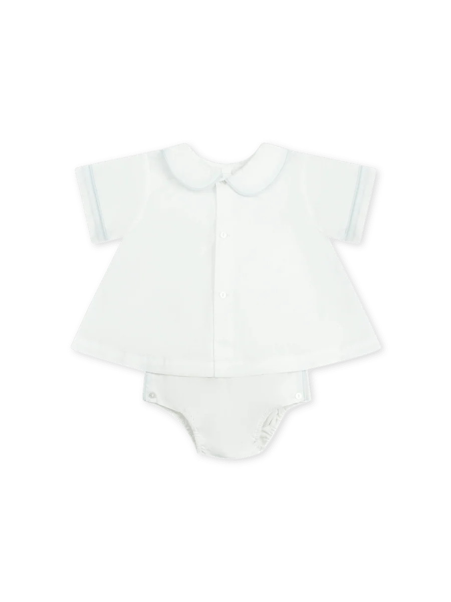 Dapper Diaper Set -  Blessings White, Blue | Lullaby Set