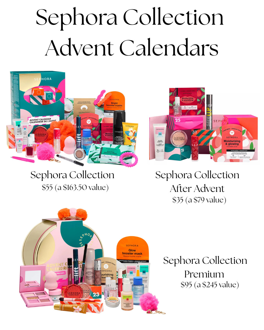 Sephora Collection Advent Calendars  

 #LTKSeasonal #LTKFindsUnder100 #LTKBeauty