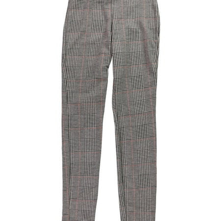 Hippie Rose Womens Houndstooth Plaid Casual Trouser Pants Black Juniors Small | Walmart (US)