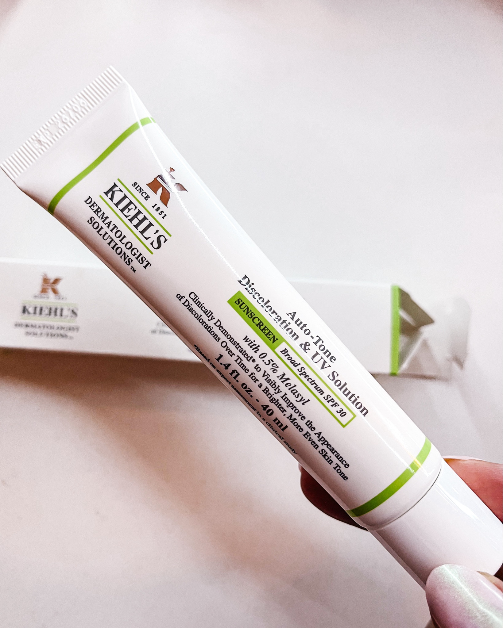 Ready to reveal your skin's natural glow? Try Kiehl's Auto-Tone and see the difference for yourself! 💫 #SkincareTips

I've been using Kiehl's Auto-Tone Discoloration & UV Solution for a few weeks now, and I've noticed some improvement in the appearance of my dark spots. 
The lightweight formula absorbs quickly and doesn't leave a greasy residue. The SPF 30 is a bonus for added sun protection, and no irritation on my sensitive skin whatsoever.

While it may take consistent use to see dramatic results, I'm happy with the gradual improvement in my brown skin tone.🤗

If you're looking to target dark spots and uneven skin tone, this product is definitely worth considering.



Kiehl's, Hyperpigmentation, Discoloration, Dark Spots, Even Skin Tone, Skincare, Skincare Routine


#LTKSaleAlert #LTKBeauty #LTKOver40