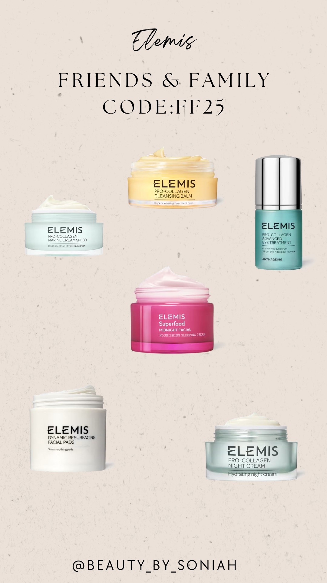 It’s friends & family at ELEMIS
Code:FF25

#LTKOver40 #LTKSaleAlert #LTKBeauty