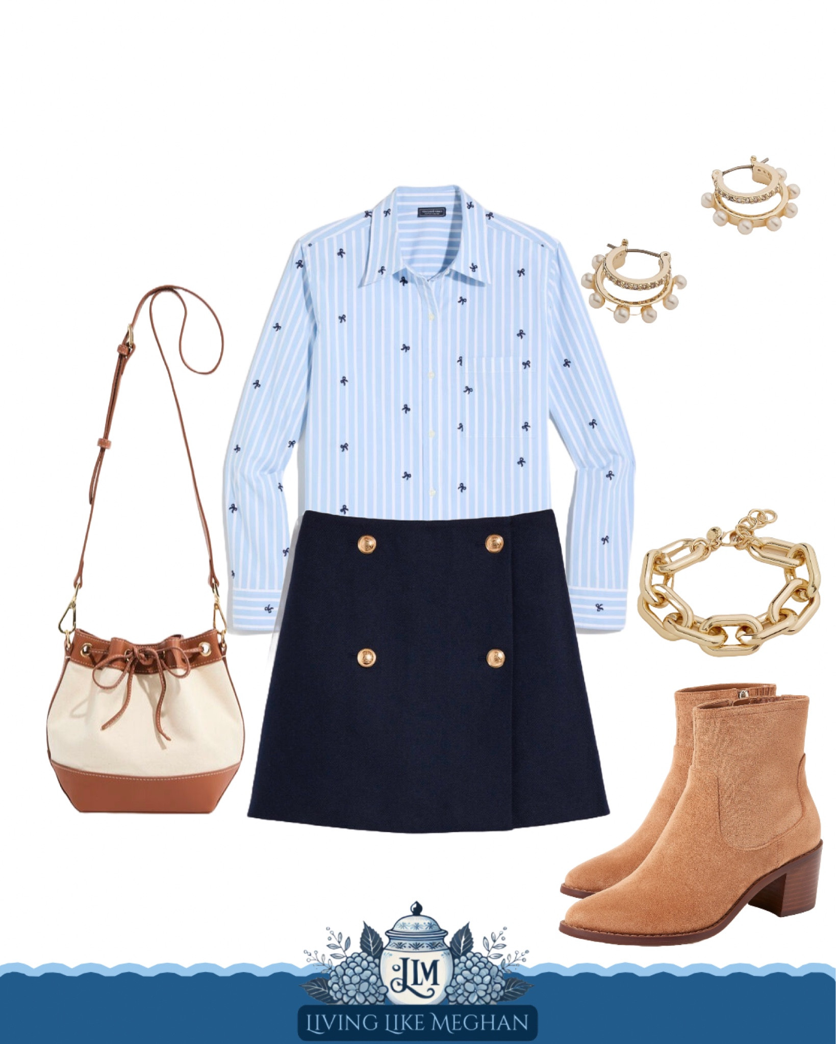 Embracing classic prep with a touch of fall flair! This striped shirt and navy skirt combo brings timeless style to any autumn day. Perfect for everything from brunch to errands 🩵


• preppy fall outfit • classic navy and tan style • elevated casual style • timeless wardrobe staples

#LTKSeasonal #LTKWorkwear #LTKHoliday