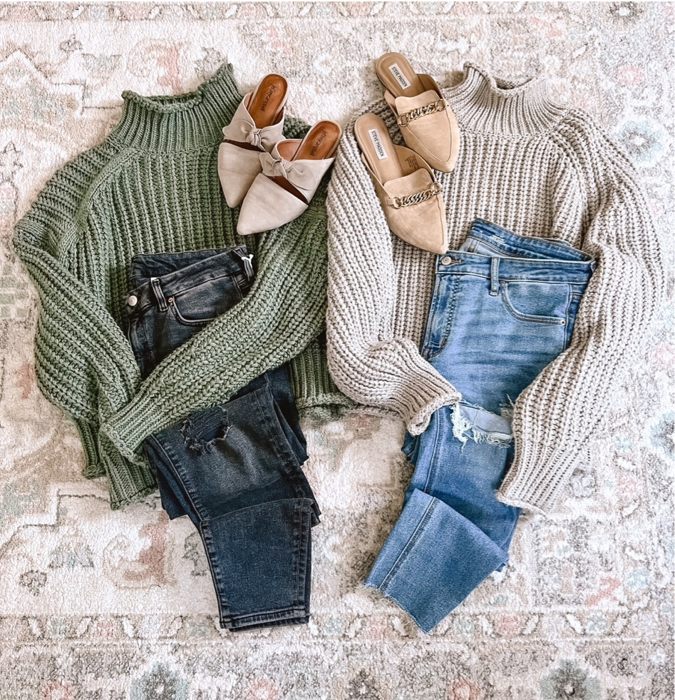 Fall outfits
Fall outfit
Sweater
Fall sweater
Fall fashion
Turtleneck sweater
Skinny jeans

#falloutfits #falloutfit #sweater #skinnyjeans #jeans #abercrombie #abercrombiejeans #turtlenecksweater #mules

#LTKSeasonal #LTKunder100 #LTKunder50