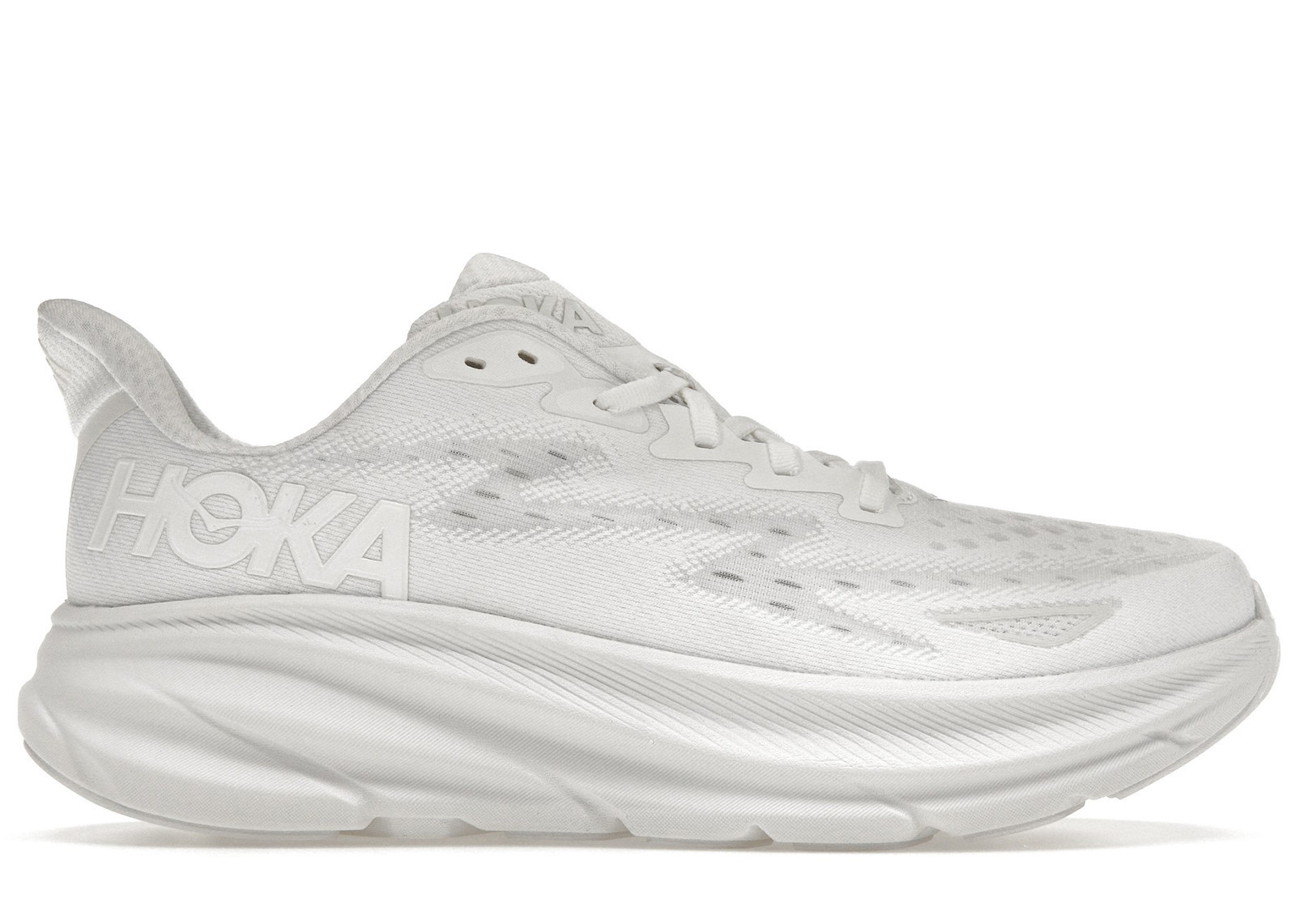 Men's Hoka One One Clifton 9 Sneakers in White | StockX