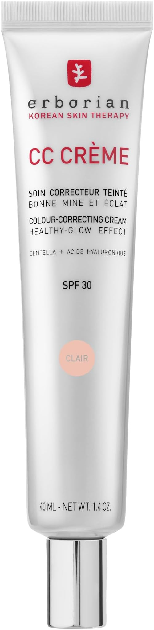 Erborian - CC Cream with Centella Asiatica - Color Correcting Cream with Healthy Glow Effect - Na... | Amazon (UK)