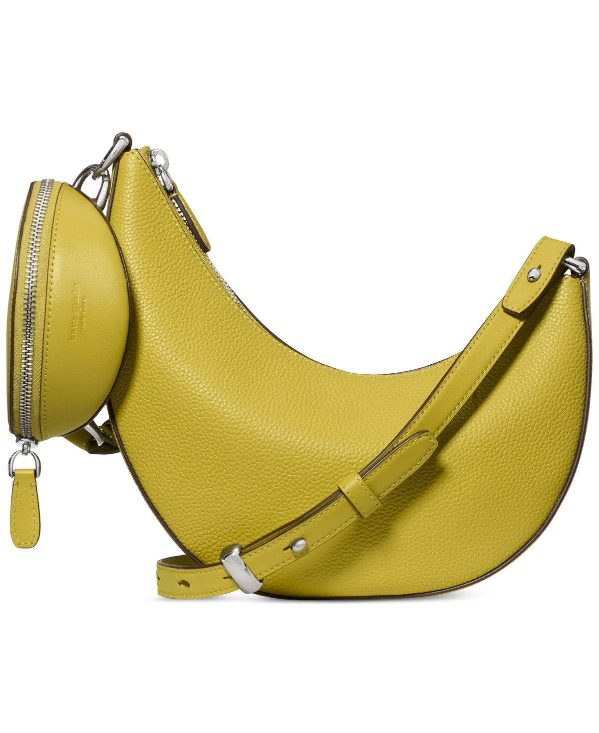 kate spade new york Duo Small Pebbled Leather Crossbody Bag - Lime Slice | Macy's