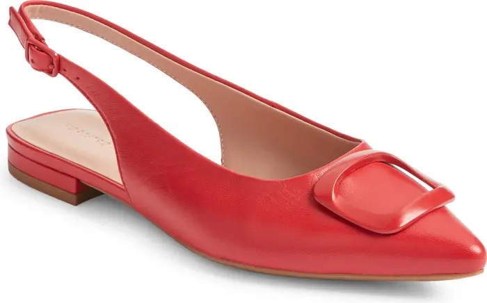 Becca Pointed Toe Slingback Flat (Women) | Nordstrom