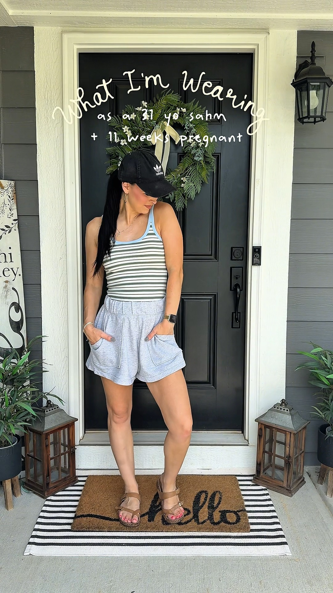 Wearing size smalls in shorts + tank! From @Aerie