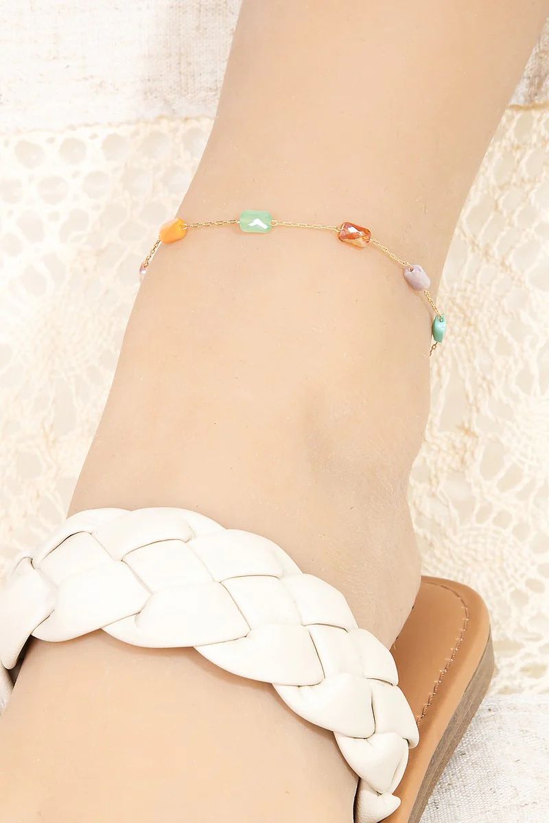 Stepping Stones Ankle Bracelet | The Boxed Bowtique