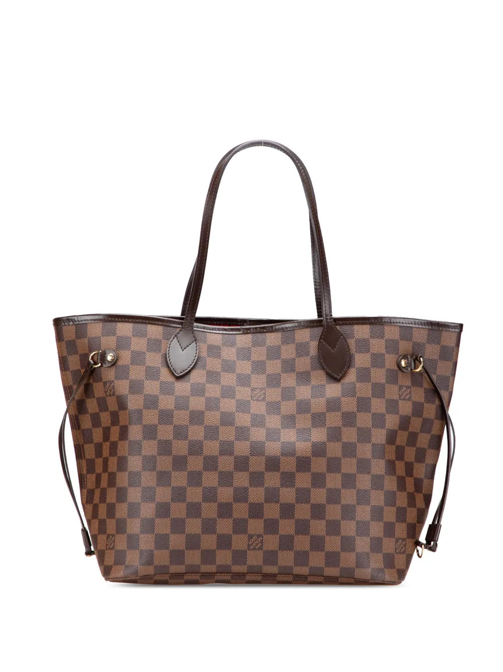 Louis Vuitton Pre-Owned 2012 Damier Ebene Neverfull MM tote bag - Brown | Farfetch Global