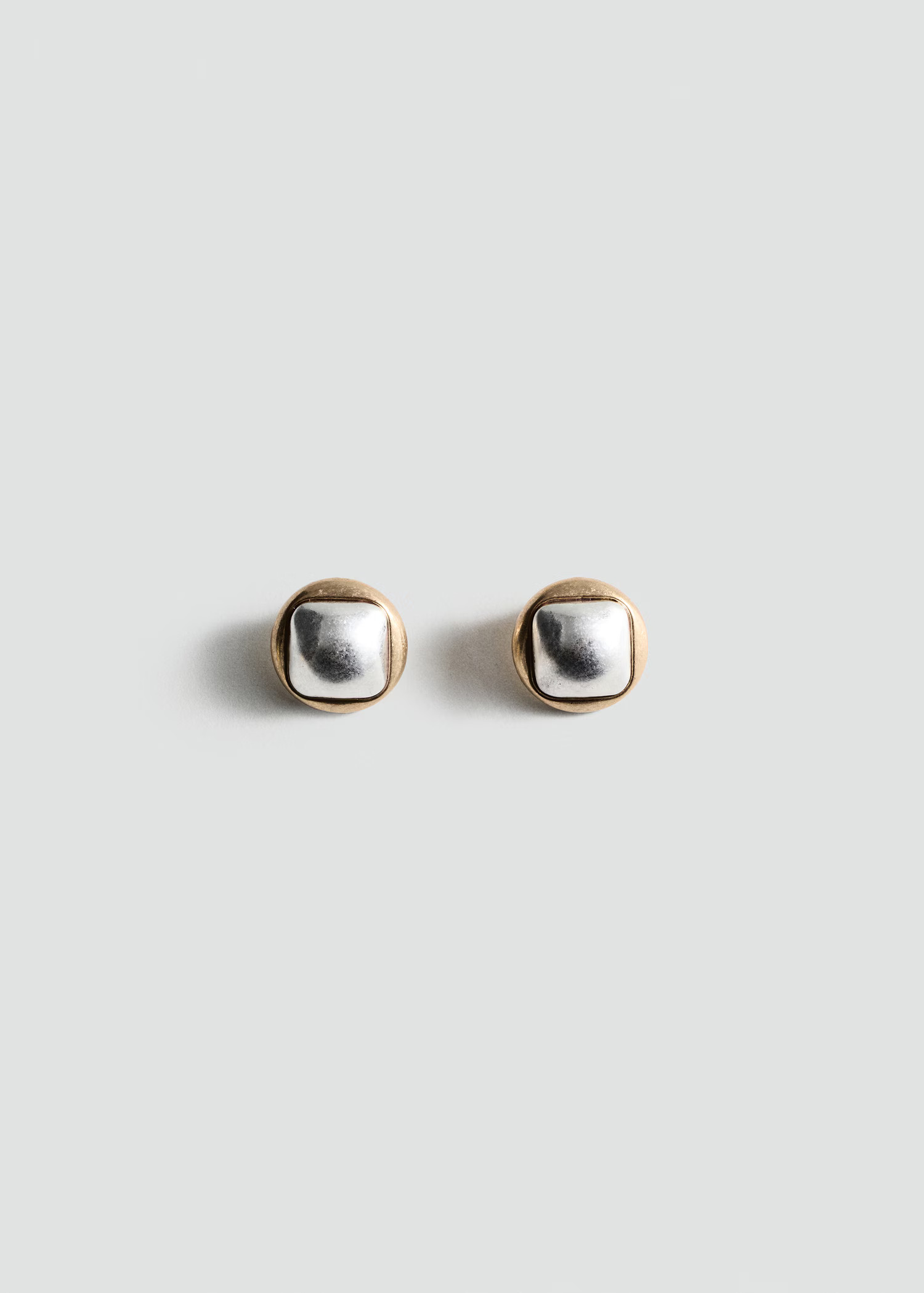 Two-tone earrings - Women | MANGO USA | Mango (US/MX/AU)