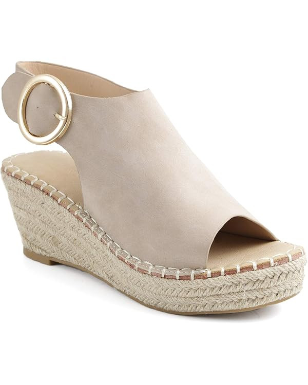 Catherine Malandrino Womens Cirkly Espadrille Wedge Sandal | Amazon (US)