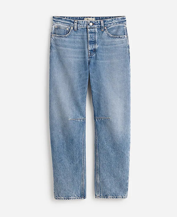The Petite Darted Barrel-Leg Jean | Madewell