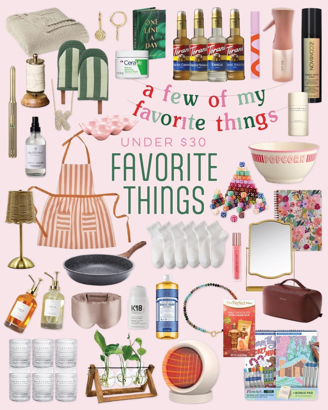 The best gifts don’t have to break the bank. We’ve rounded up our favorites under $30 home, beauty, and accessory finds…and they’re all major crowd-pleasers. Treat someone you love (or yourself).

#GiftGuide #Under30Finds #HolidayFavorites #GiftsForHer

#LTKGiftGuide #LTKHoliday #LTKFindsUnder50