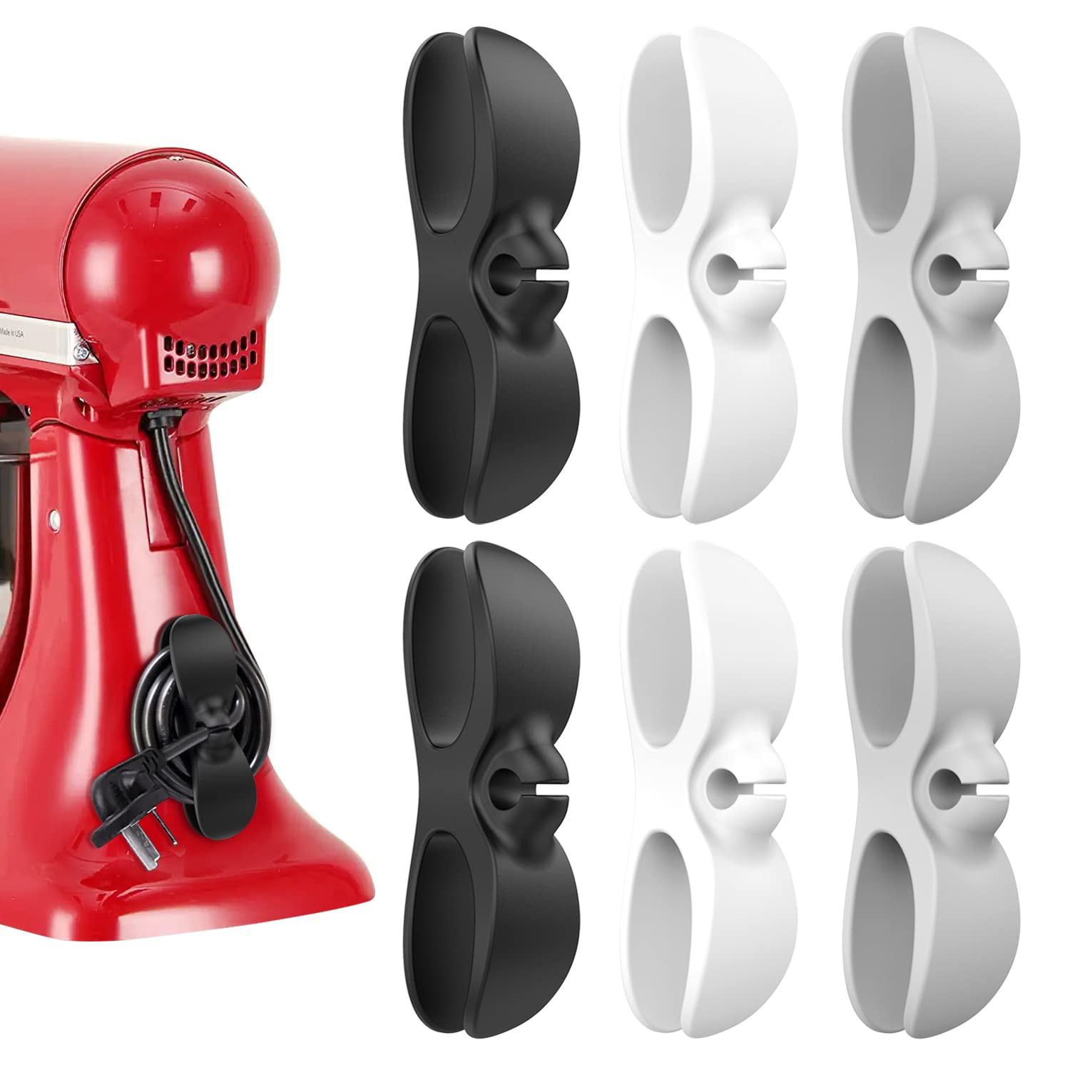 Cord Organizer for Appliances, Upgraded Kitchen Cord Organizer, Cord Keeper Cord Wrapper Cord Hol... | Amazon (US)