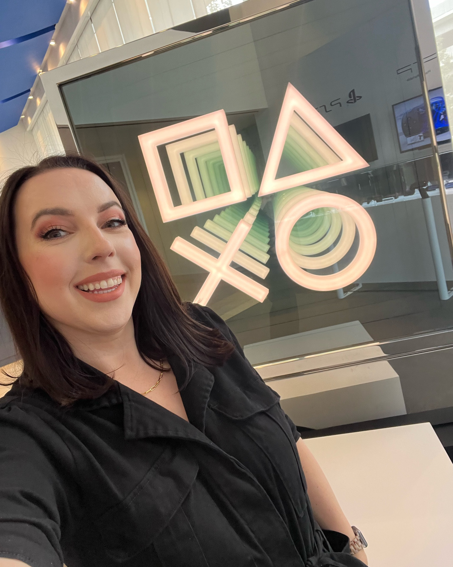 What I wore to PlayStation HQ / black jumpsuit / business casual outfit / work outfit 

#LTKMidsize #LTKWorkwear #LTKSaleAlert