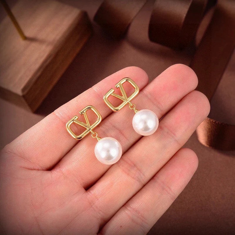18K Valentino Pearl Earrings | Shop.app