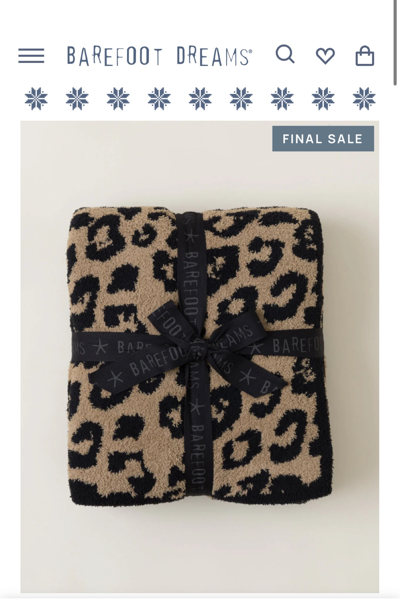 Major sale on barefoot dreams blankets only $40!