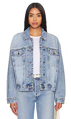 Bardot Relaxed Denim Jacket in Vintage from Revolve.com | Revolve Clothing (Global)