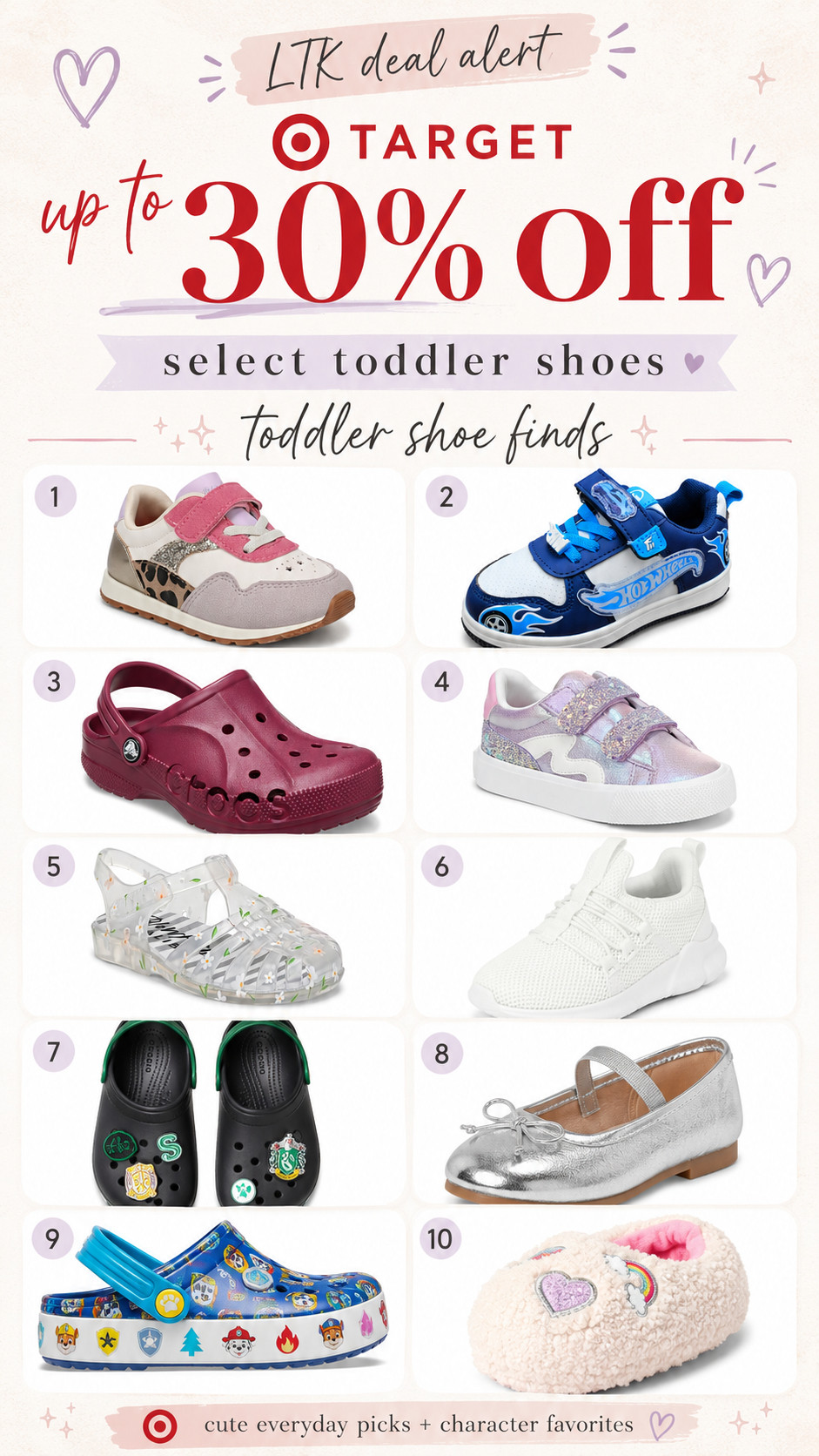 Target up to 30% off select toddler shoes 

 #LTKmomlife #LTKSaleAlert #LTKKids