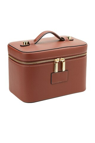 Mini Vanity Case in Ginger Brown | Revolve Clothing (Global)
