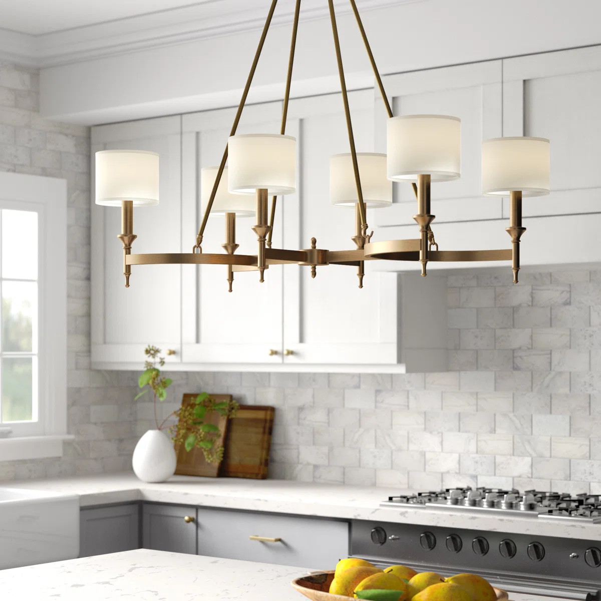 Devona 6-Light Dimmable Shaded Chandelier | Wayfair North America