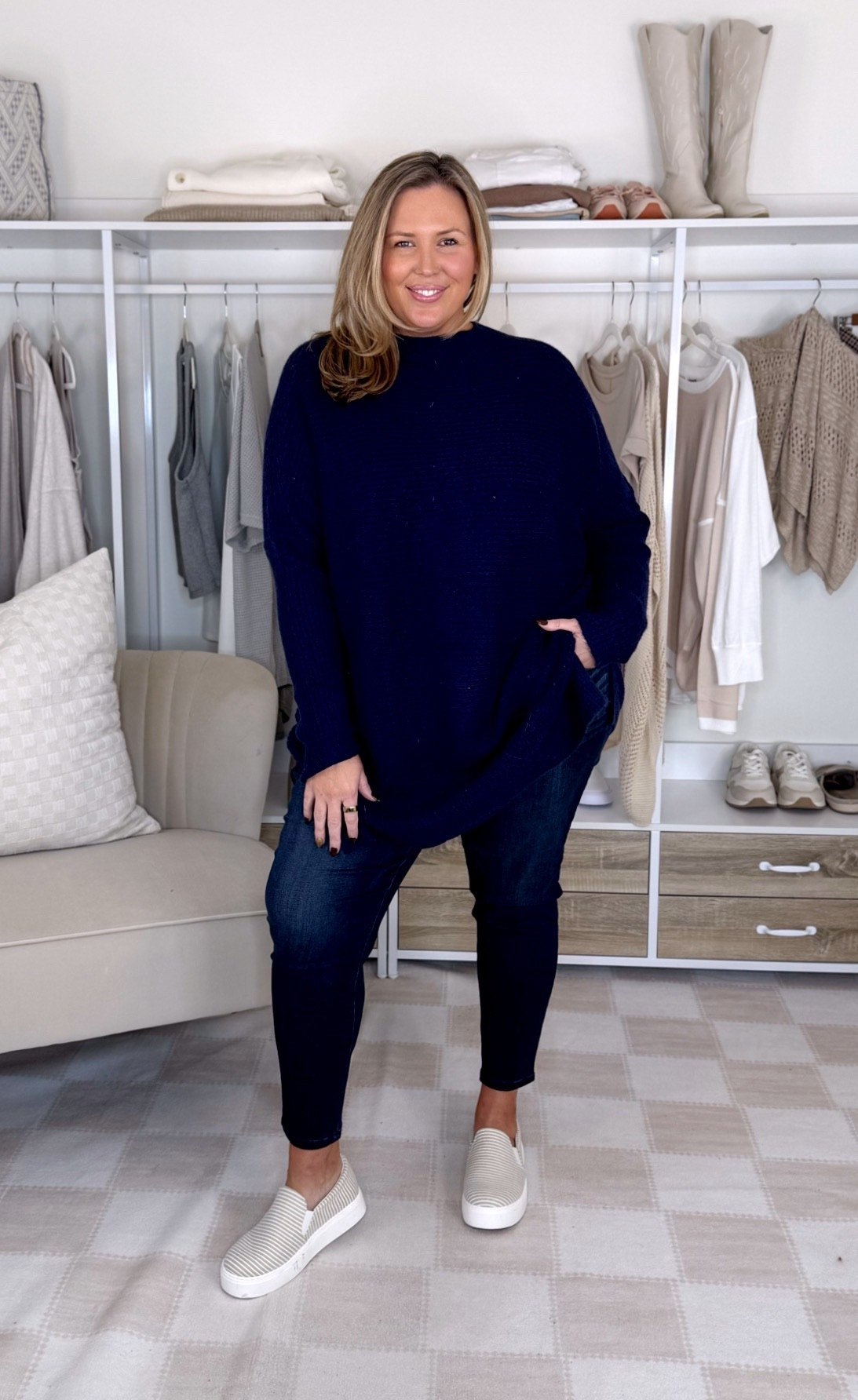 Amazon plus size fashion on my size 18/20/2X body! 

Jeans: I’m wearing a size 20, they run true!

Navy Sweater - oversized, I’m in 3x but could do 2x!

Amazon fashion, Amazon finds, fall fashion, fall outfits, plus size fashion, trendy fashion, chic outfit casual outfits 

#LTKFindsUnder100 #LTKMidsize #LTKPlusSize