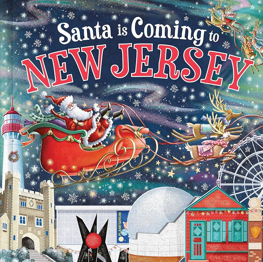 Santa Is Coming to New Jersey: A Christmas Adventure Tale and Fun Stocking Stuffer for Boys and G... | Amazon (US)