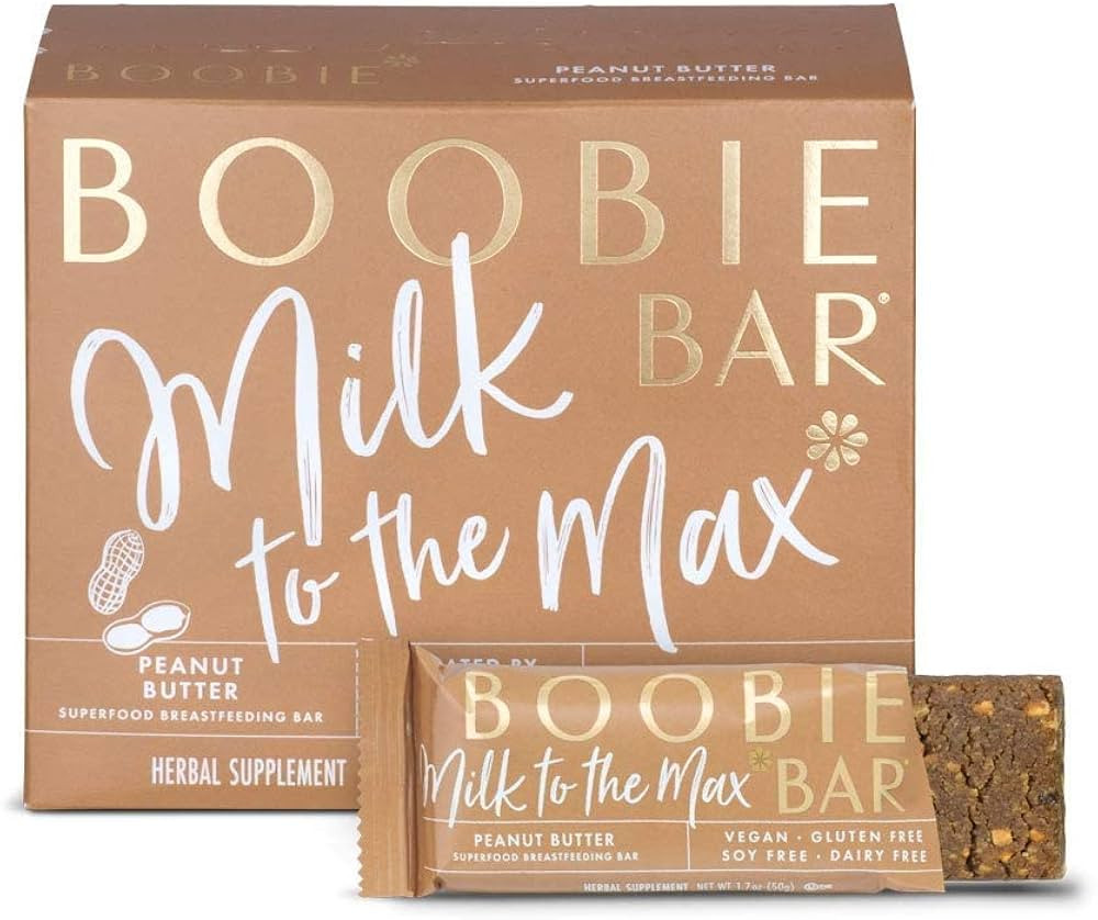 Boobie Bar Superfood Lactation Bars, Lactation Snacks for Breastfeeding to Increase Milk Supply, ... | Amazon (US)