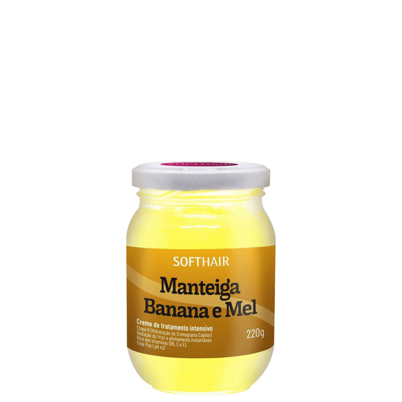 Soft Hair Manteiga Banana e Mel
        
            
                 - Tratamento Capilar 220g | Beleza Na Web (BR)