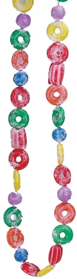 Kurt Adler 6-Foot Plastic Glittered Christmas Life Saver, Ball, and Candy Garland - Walmart.com | Walmart (US)