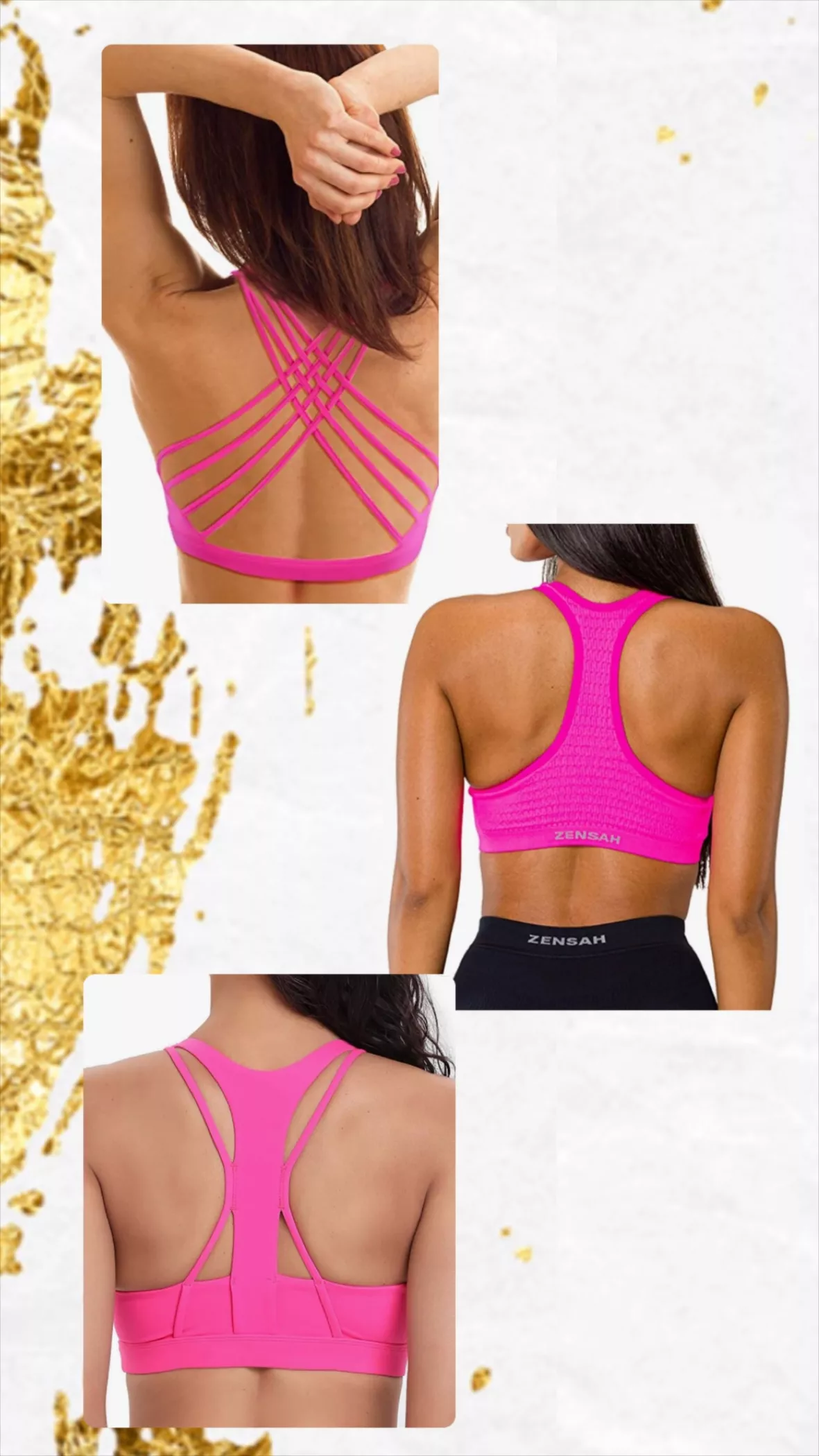 Essentials Women's Active Sculpt Strappy Back Sports