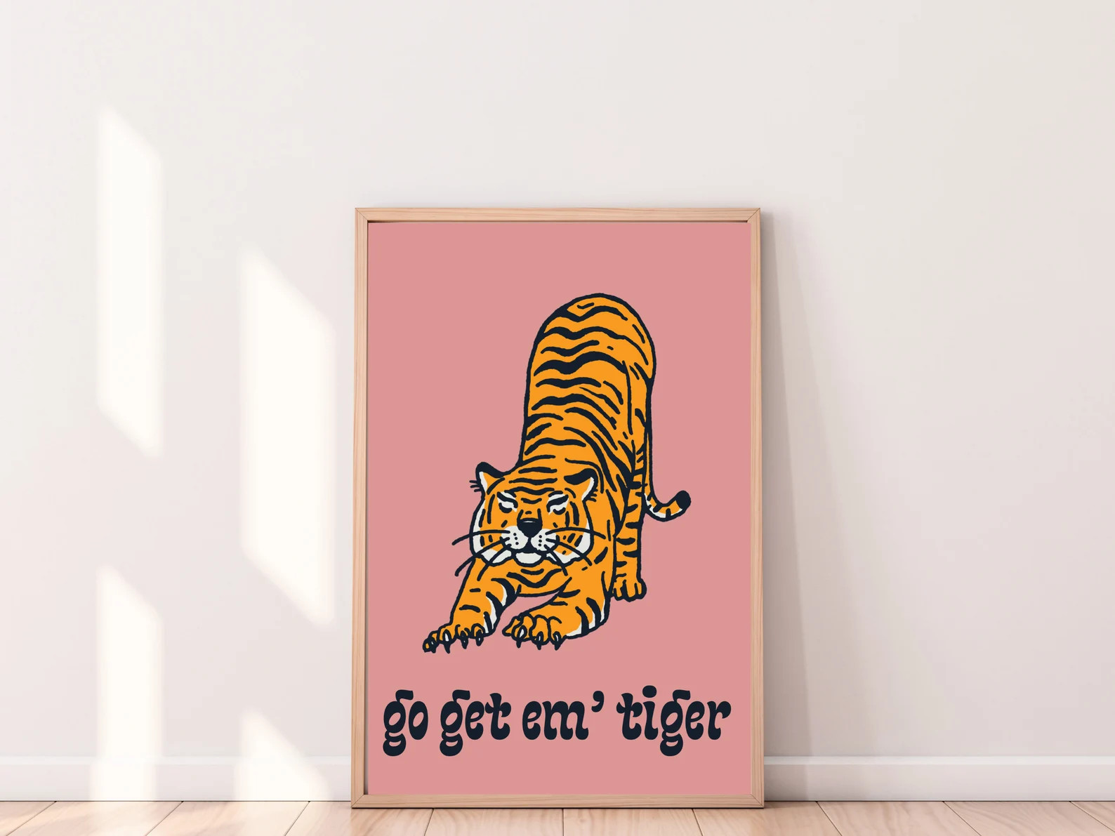 Go Get em Tiger Print instant Digital Download - Etsy | Etsy (US)