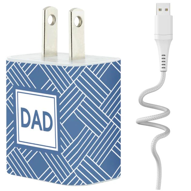 Basket Weave Dad Gift Set | Classy Chargers