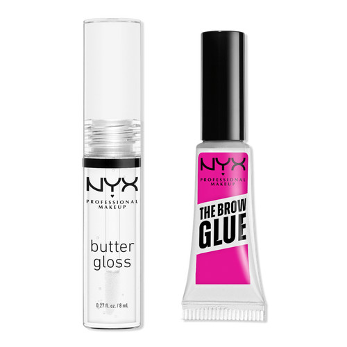 Butter Gloss & Brow Glue Duo Kit - NYX Professional Makeup | Ulta Beauty | Ulta