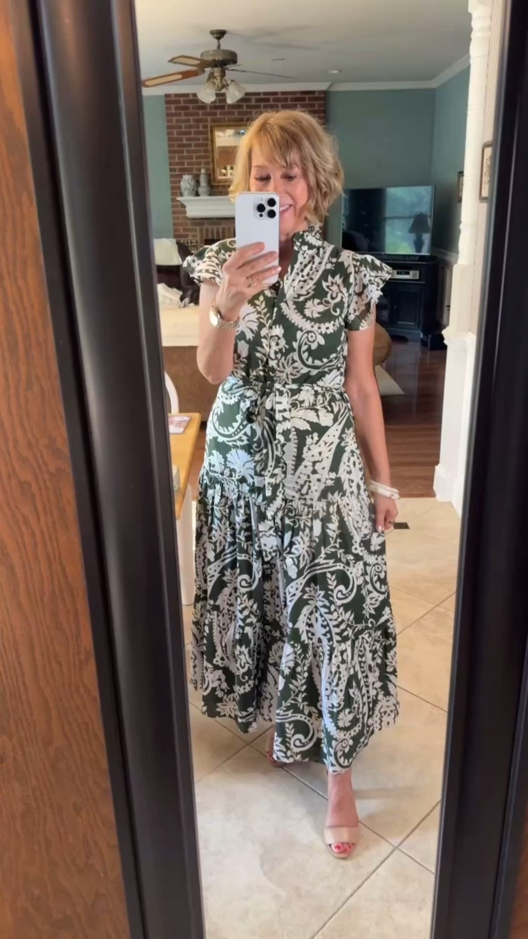 New Arrival! Great dress for summer and fall! Beautiful green is trending.

#LTKSeasonal #LTKOver40 #LTKWedding