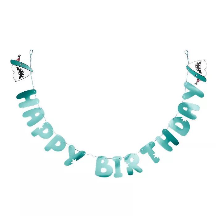 "Happy Birthday" Shark Banner - Spritz™ | Target