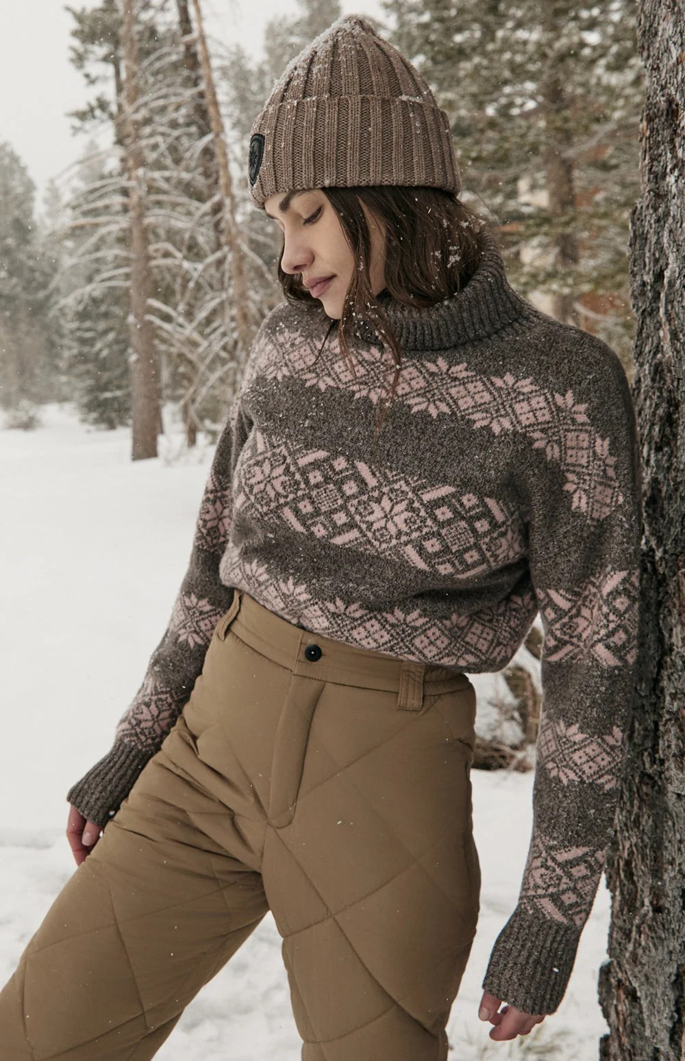 Heidi Turtleneck Sweater | Coffee | Alp N Rock