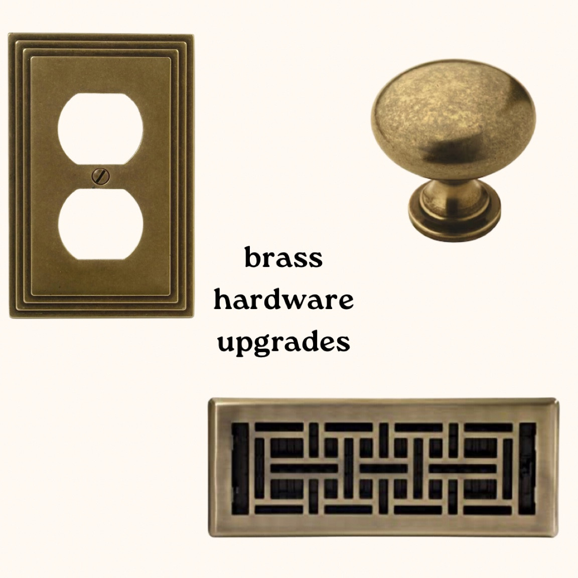 Brass hardware home upgrades’ 

#LTKFind #LTKunder50 #LTKhome