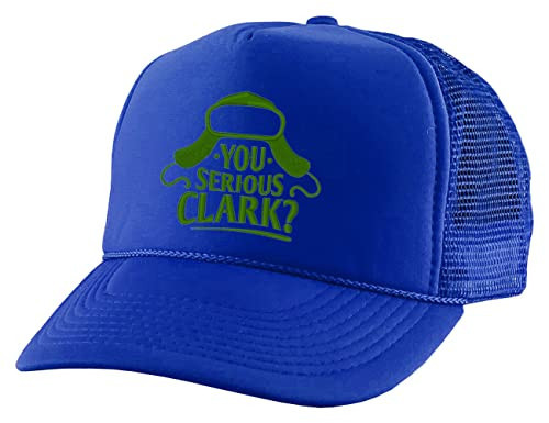 You Serious Clark Trucker Hat Adult Christmas Embroidered Cap Xmas Party Hats (Royal Blue) | Amazon (US)