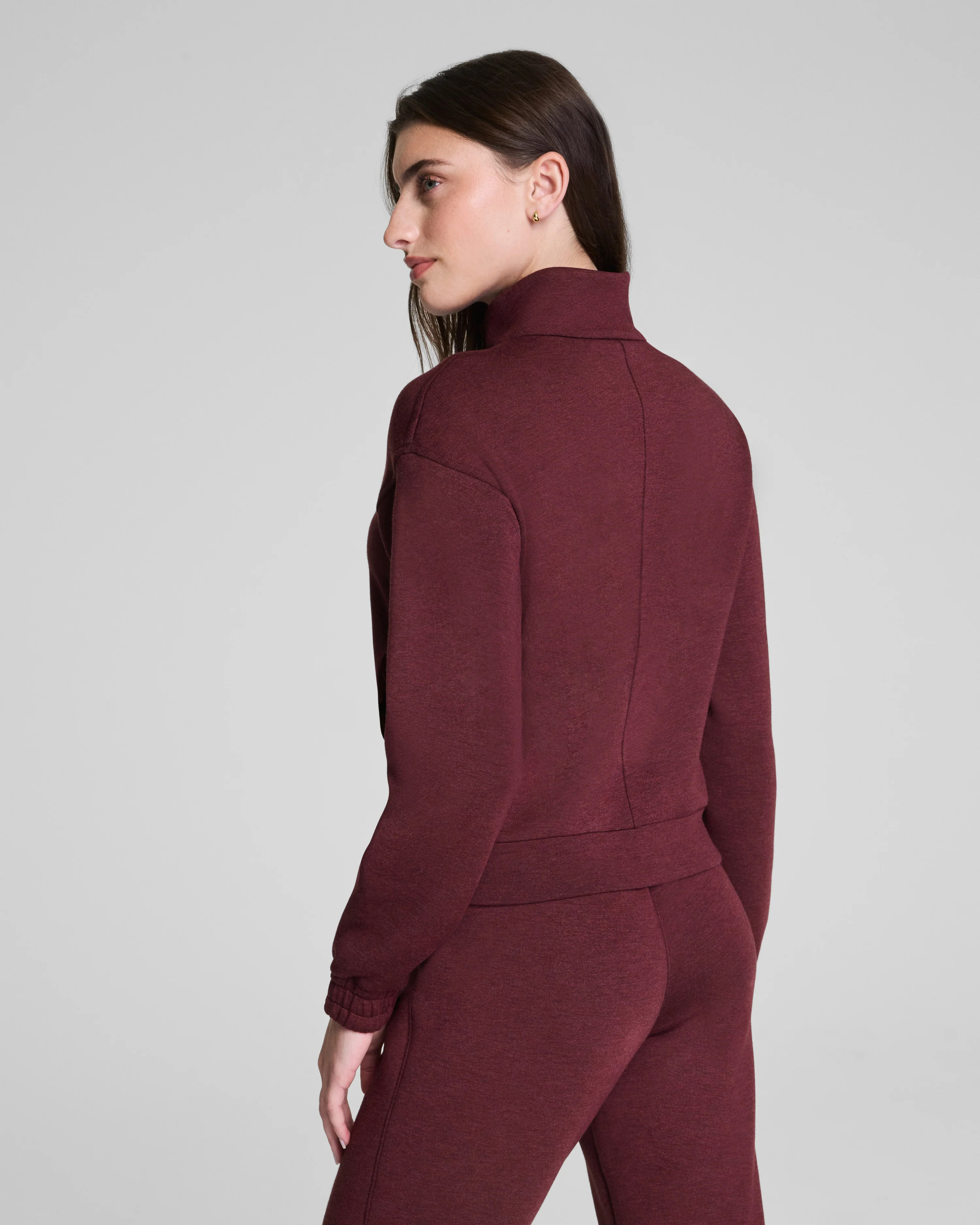 AirEssentials Full Zip Jacket | Brushed Lounge Jacket | SPANX | Spanx